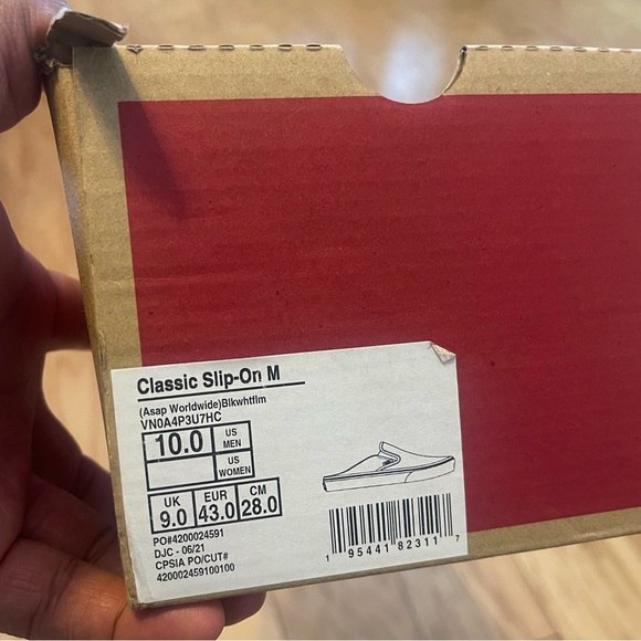 VANS Classic Slip On ASAP Worldwide (Black White) - Picture 11 of 12